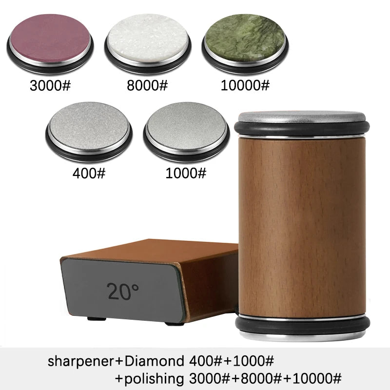 Afilador de rodillo magnético · Ruedas de diamante y pulido